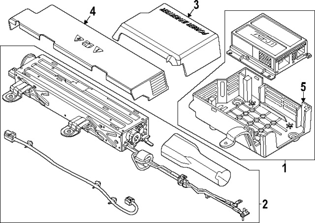 ML3Z1645026BA - Electrical: Cover for Ford: F-250 Super Duty, F-350 Super Duty, F-450 Super Duty Image
