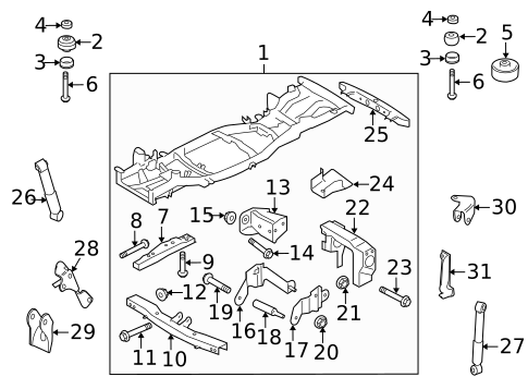 Frame & Components for 2013 Land Rover Range Rover Sport #0