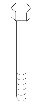 7119905408 - Body: Mount Bracket Mount Bolt for BMW: i3s, X5, X6, X7, XM Image