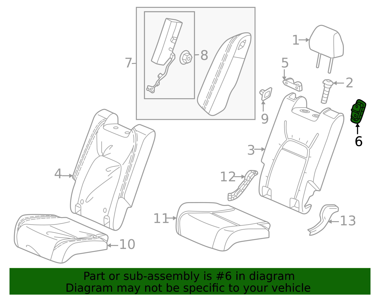 2023-2026 Honda HR-V 2023-2025 Honda HR-V - Anchor Cover 82124-3P2 ...