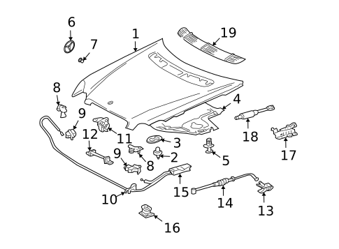 Anti-Theft Components for 2006 Mercedes-Benz CLK350 #2