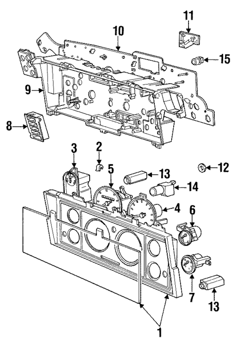 Instruments & Gauges for 1988 Dodge Caravan #0