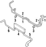 4546814 - Cooling System: Hose &amp; Tube Assembly for Chrysler: Cirrus, Sebring | Dodge: Stratus Image