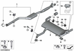 18308693974 - : Front Muffler for BMW Image
