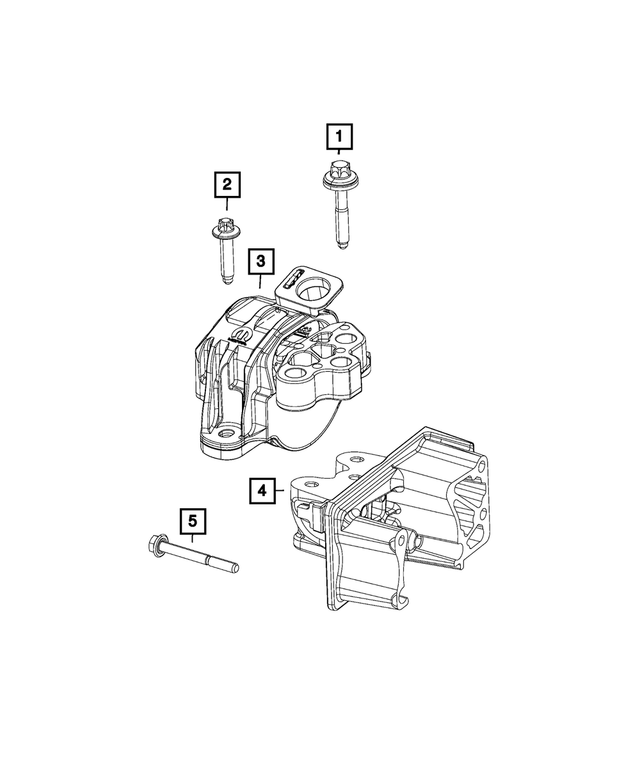 6511914AA - Engine: Torx Bolt, Mounting for Mopar Image