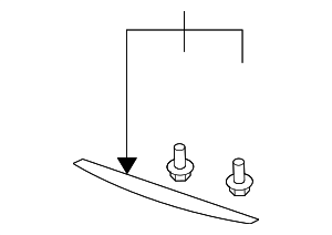 74895STKA01 - : License Molding for Acura Image