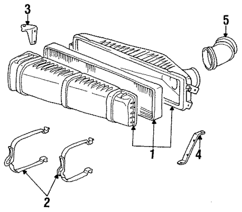 Air Intake for 1991 Porsche 944 #0