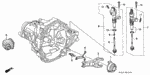 22825P0S000 - Transmission - Manual: BOLT, RELEASE FORK for Honda Image