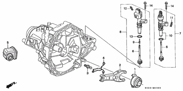 MT Clutch Release (DOHC) for 1999 Honda Civic #0