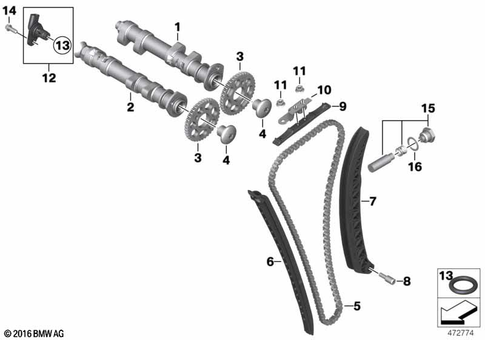 Camshaft for 2017 BMW-Motorrad F 800 R #0