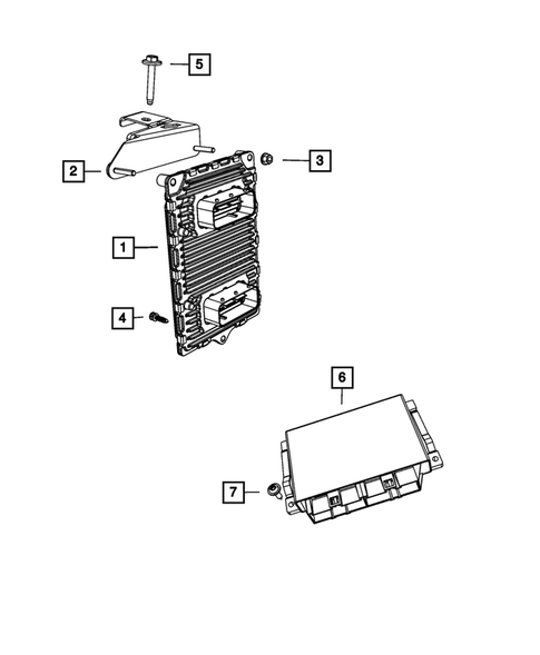 Keys, Modules and Engine Controllers for 2014 Dodge Challenger #1