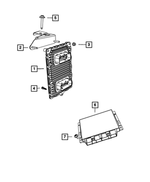 5187982AF - Electrical: Engine Control Module Bracket for Mopar Image