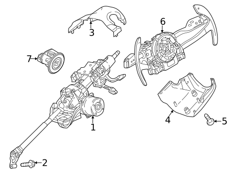 Steering Column Components for 2025 Dodge Hornet #0