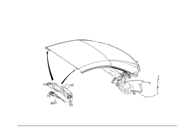 2317950396 - Hardtop: Intermediate Layer for Mercedes-Benz Image image