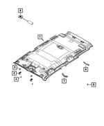 7RR92U00AA - Interior Trim: Headliner for Mopar Image