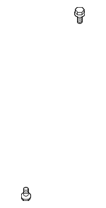 934050601605 - Electrical: Headlamp Assembly Bolt for Honda: Accord, Civic, Clarity, Fit, HR-V, Insight, Odyssey, Passport, Pilot, Ridgeline Image