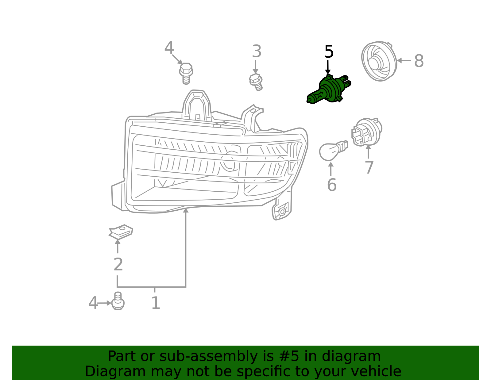 SJページ 2006-2018 Honda Headlamp Bulb 33115-SJC-A01 | OEM Parts Online