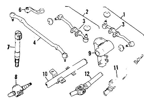 Steering Linkage for 1984 Nissan 720 | OEM Parts Online