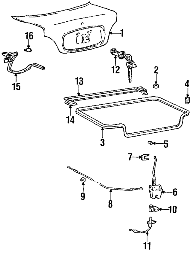 6920022511 - : Deck Lid for Hyundai Image