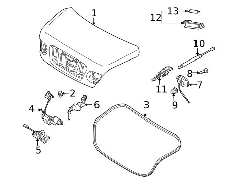 Bulbs - Chassis for 2004 Kia Amanti #3
