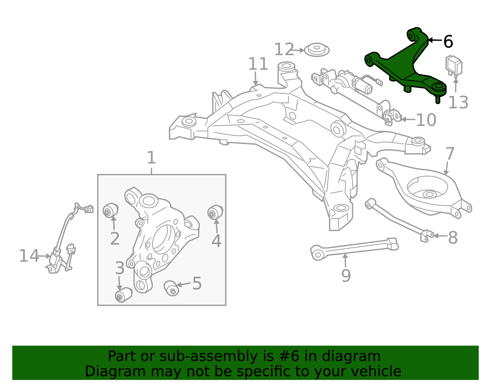 2008-2017 INFINITI Upper Control Arm 555011BA0A | Faulkner Infiniti of ...