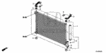 957010605004 - Body/Air Conditioning: BOLT, FLANGE (6X50) for Honda Image