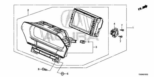 Center Display (1) for 2016 Acura ILX #0