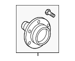 4350204080 - Brakes: Hub for Toyota: Tacoma Image