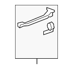 4653SJAA00ZZ - Body: Rail for Acura: RL Image