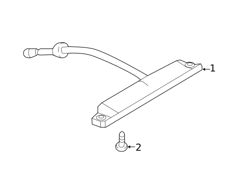 High Mounted Stop Lamp for 2024 Mitsubishi Mirage #0