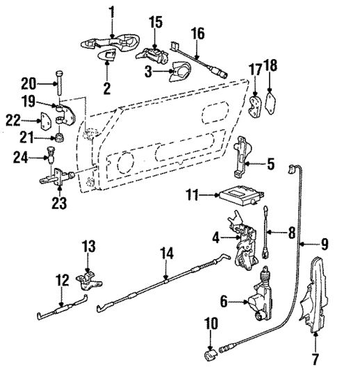 Anti-Theft Components for 1996 Porsche 911 #1
