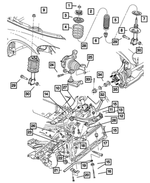 6505116AA - Front Suspension &amp; Drive: Nut for Chrysler: PT Cruiser | Dodge: Journey, Neon Image