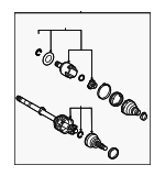 4234042081 - Universals &amp; Rear Axle: Axle Assembly for Toyota: bZ4X Image