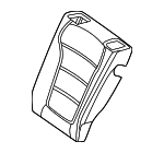 25492052008W50 - Body: Seat Back Cover for Mercedes-Benz: GLC 300, GLC 350e, GLC 43 AMG&amp;reg;, GLC 63 AMG&amp;reg; S E Performance Image image