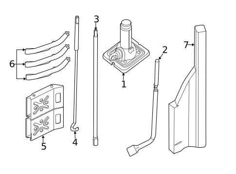 Jack & Components for 2015 Nissan NV2500 #0