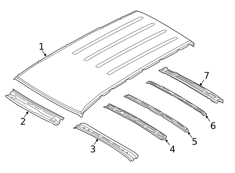 Roof & Components for 2024 Kia Sorento #1