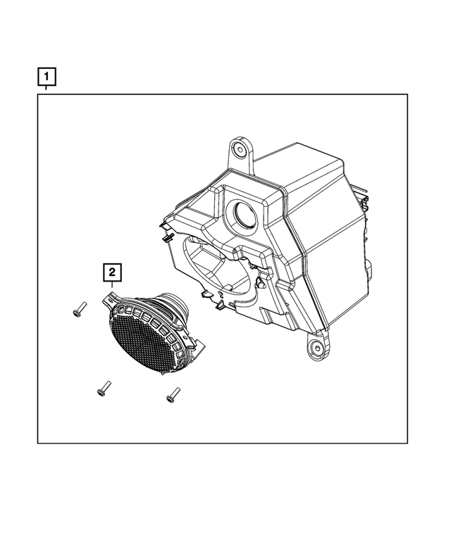68283471AC - Electrical: Front Speaker Assembly, Left, Side for Mopar Image image