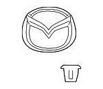 BBN951730B - Body: Emblem for Mazda: 3 Image