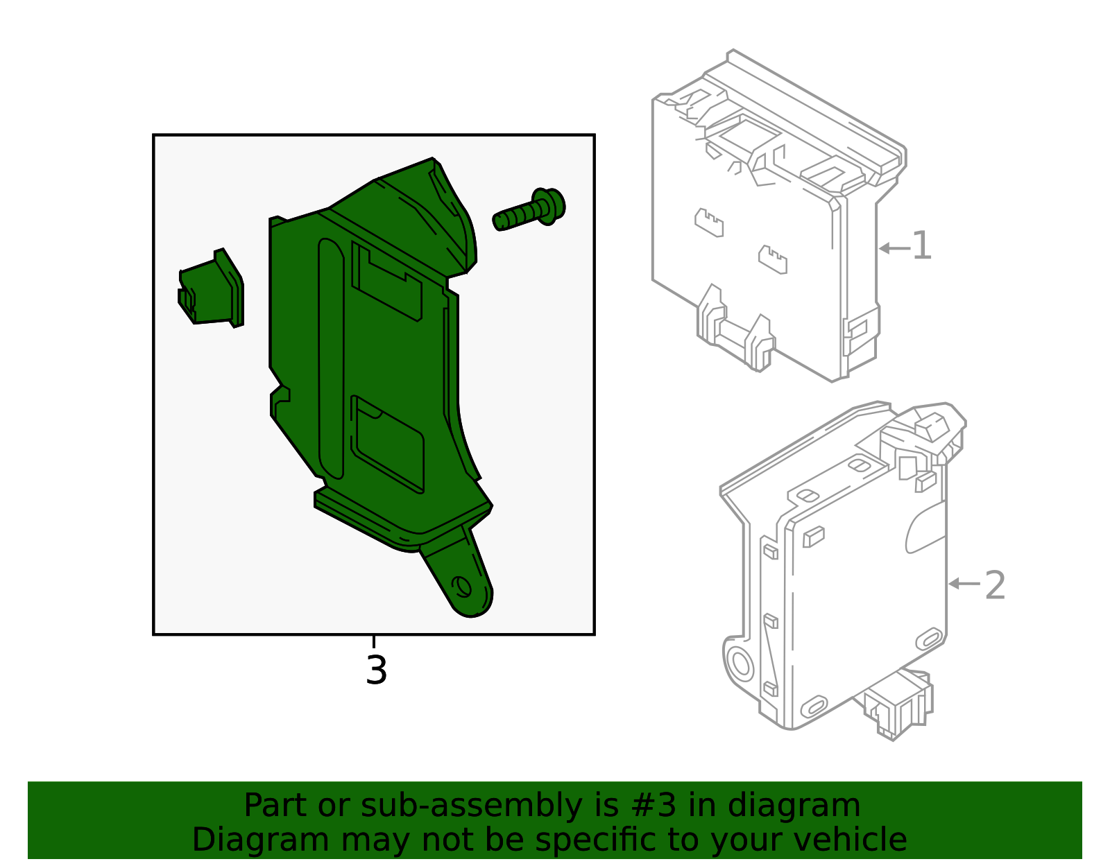 88631-WB001 - High-Quality Infotainment Display Control Module Bracket ...