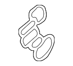 15302RDVJ00 - : 2005-2017 Honda Gasket Oil Filter Base for Honda: Accord, Accord Crosstour, Crosstour, Odyssey, Pilot Image