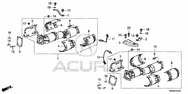 Converter for 2020 Acura NSX #0