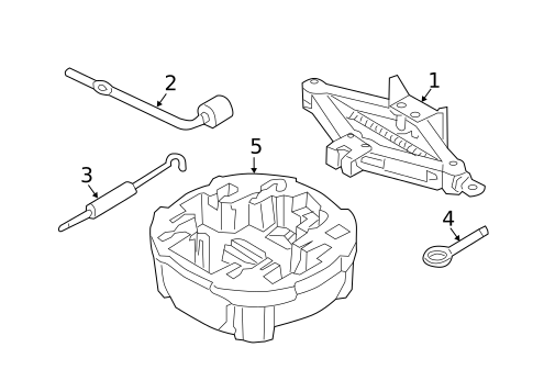 Jack & Components for 2017 Hyundai Elantra GT #0