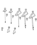 68537883AA - Electrical: Antenna Body And Cable for Mopar Image