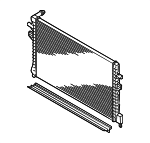 5QM121251R - Cooling System: Auxiliary Radiator for Volkswagen: Jetta, Taos Image