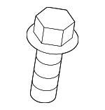 MF911145 - Body: Roof Luggage Carrier Side Rail Bolt for Mitsubishi: Eclipse Cross, Mirage, Outlander, Outlander PHEV, Outlander Sport Image