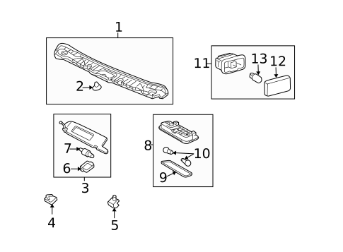 Side Marker Lamps for 2005 Toyota Solara #1