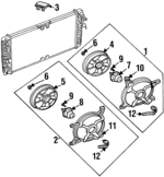 158566 - Belts &amp; Cooling: ACDelcoâ„¢ Engine Cooling Fan Blade for Buick: Riviera Image