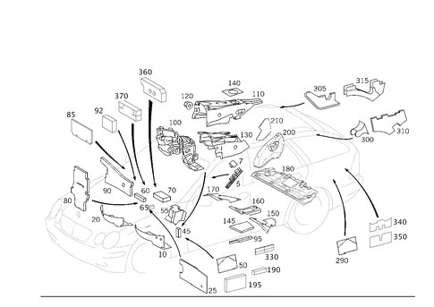 Insulation in Passenger Compartment for 2001 Mercedes-Benz C 240 #0