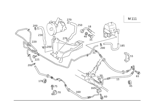 Gasoline Vehicles Line Scope for 2001 Mercedes-Benz C240 #0
