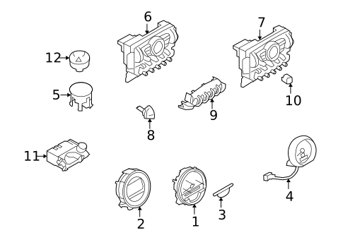 Cluster & Switches for 2013 Mini Cooper #1